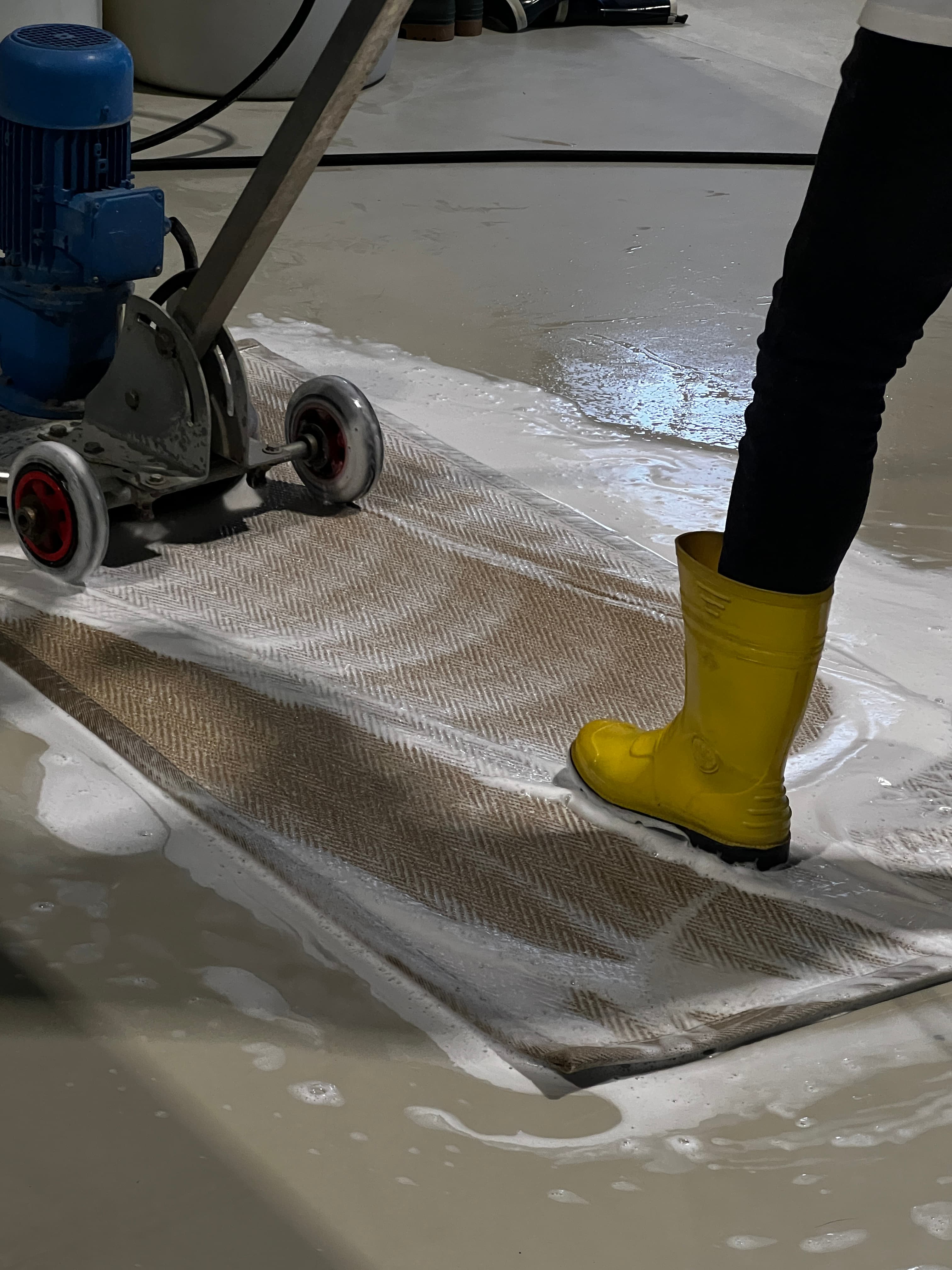 Carpet washing facility in Kivikko, Helsinki