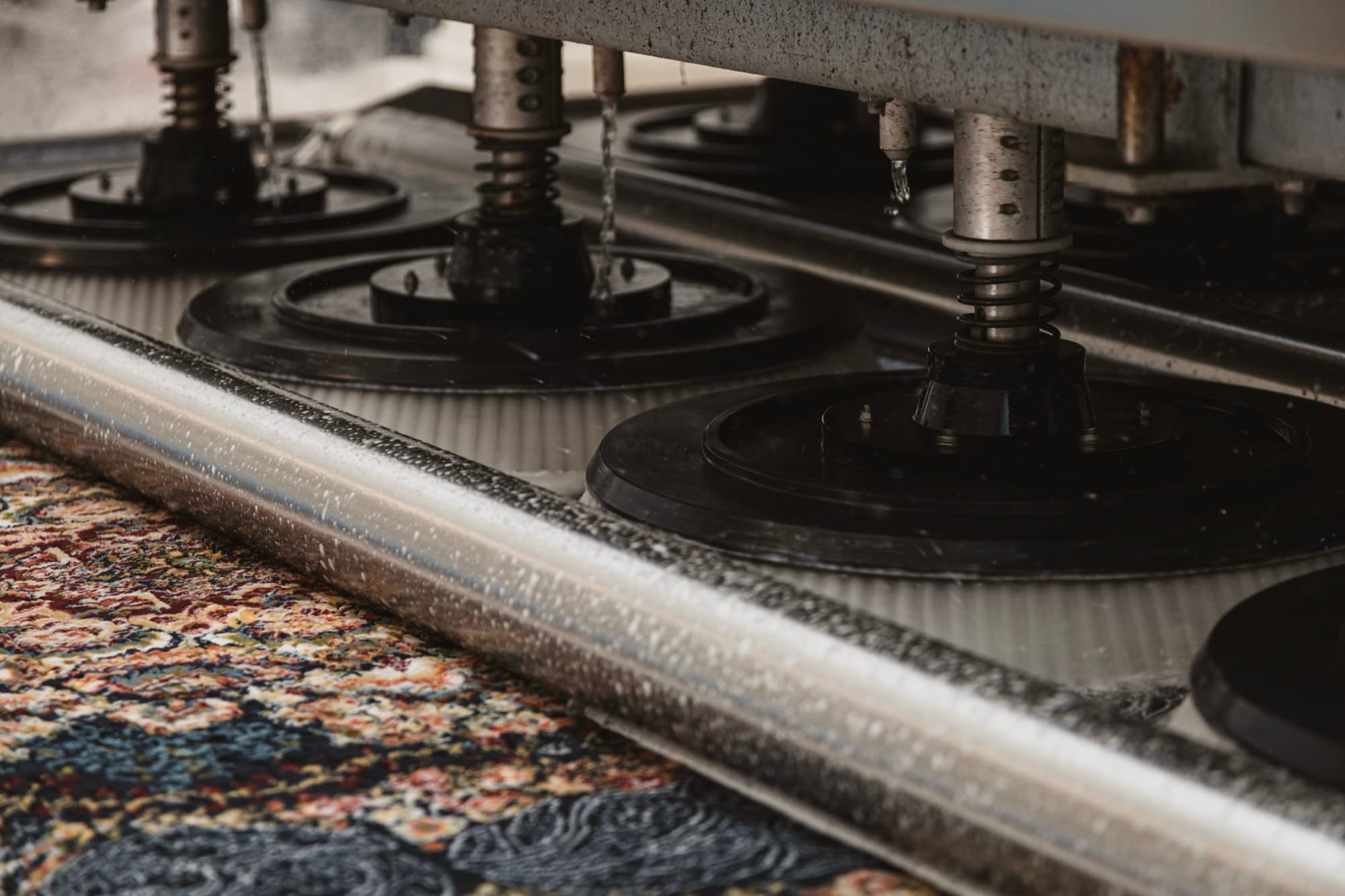 Professional carpet washing