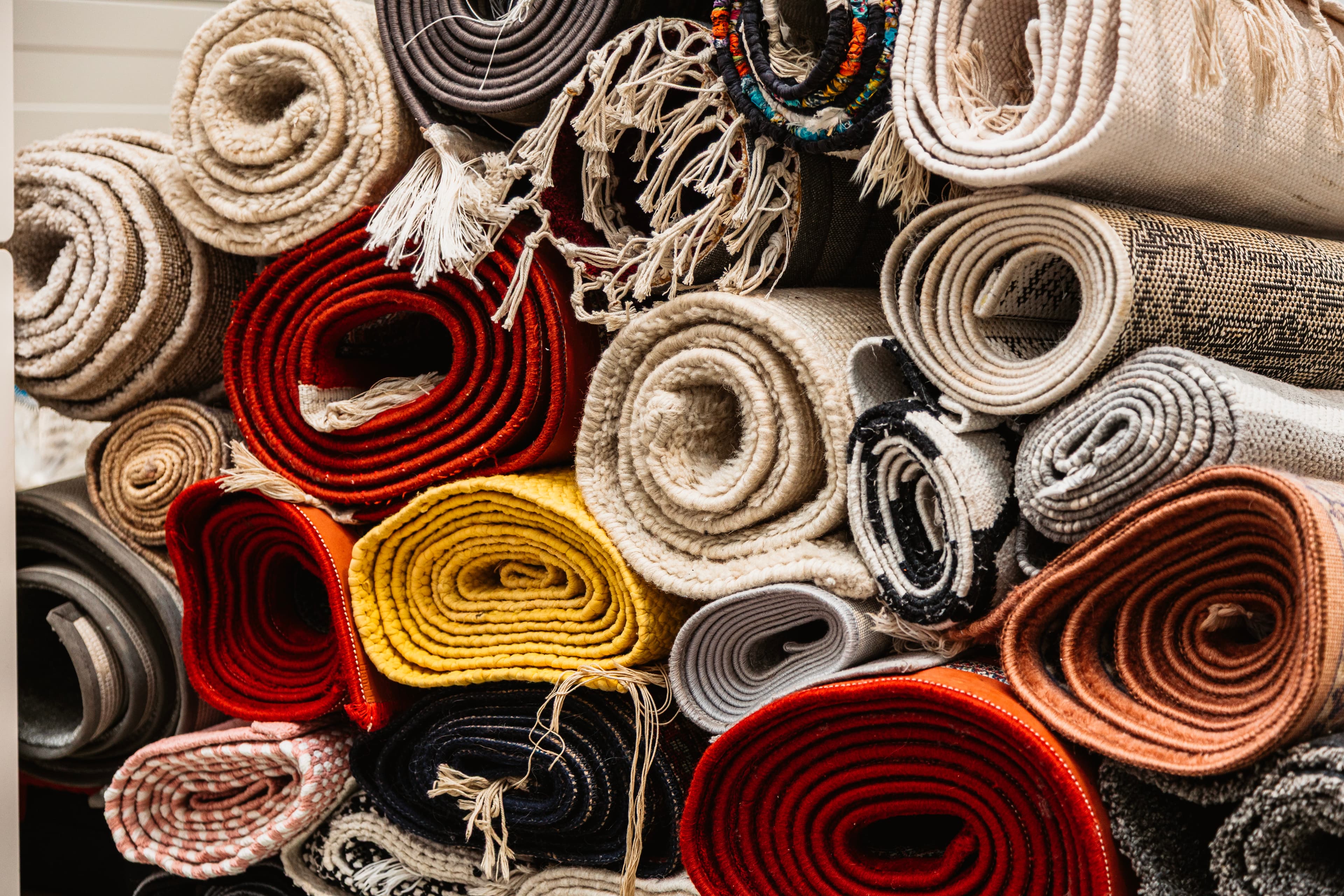 Carpet clean after professional washing