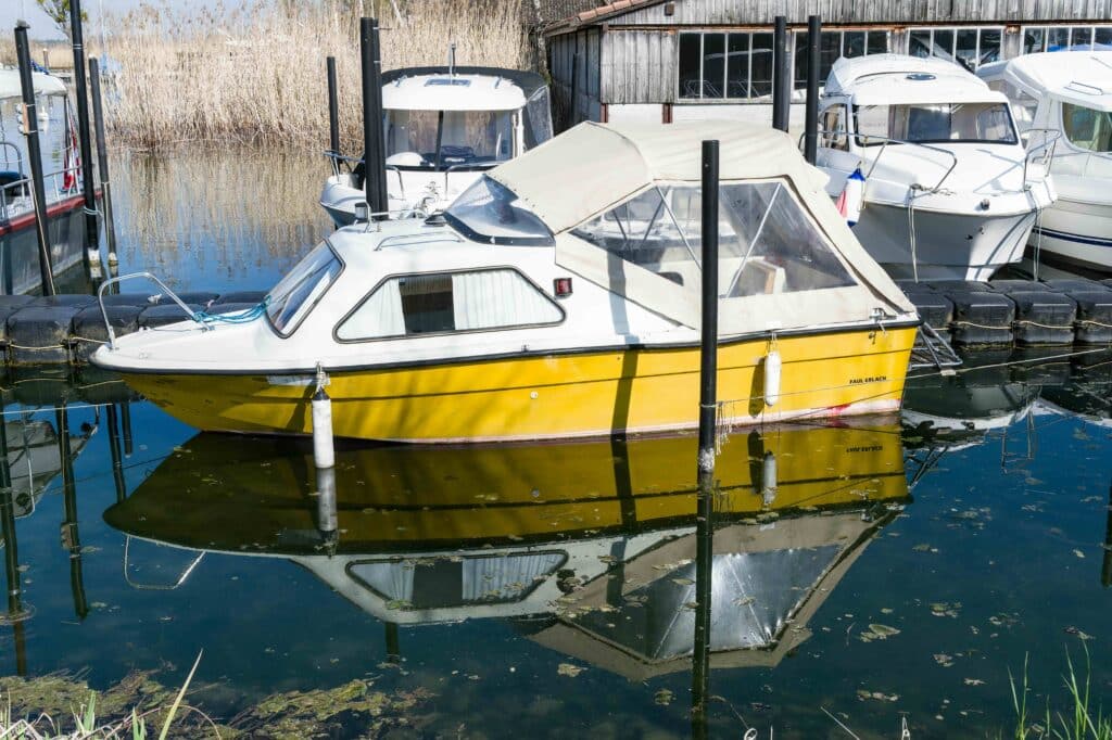 little boat on the water